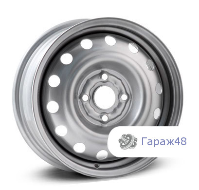 SDT U4055 R15 / 6J PCD 4x108 ET 47.5 ЦО 63.3 Штампованные Серебристый